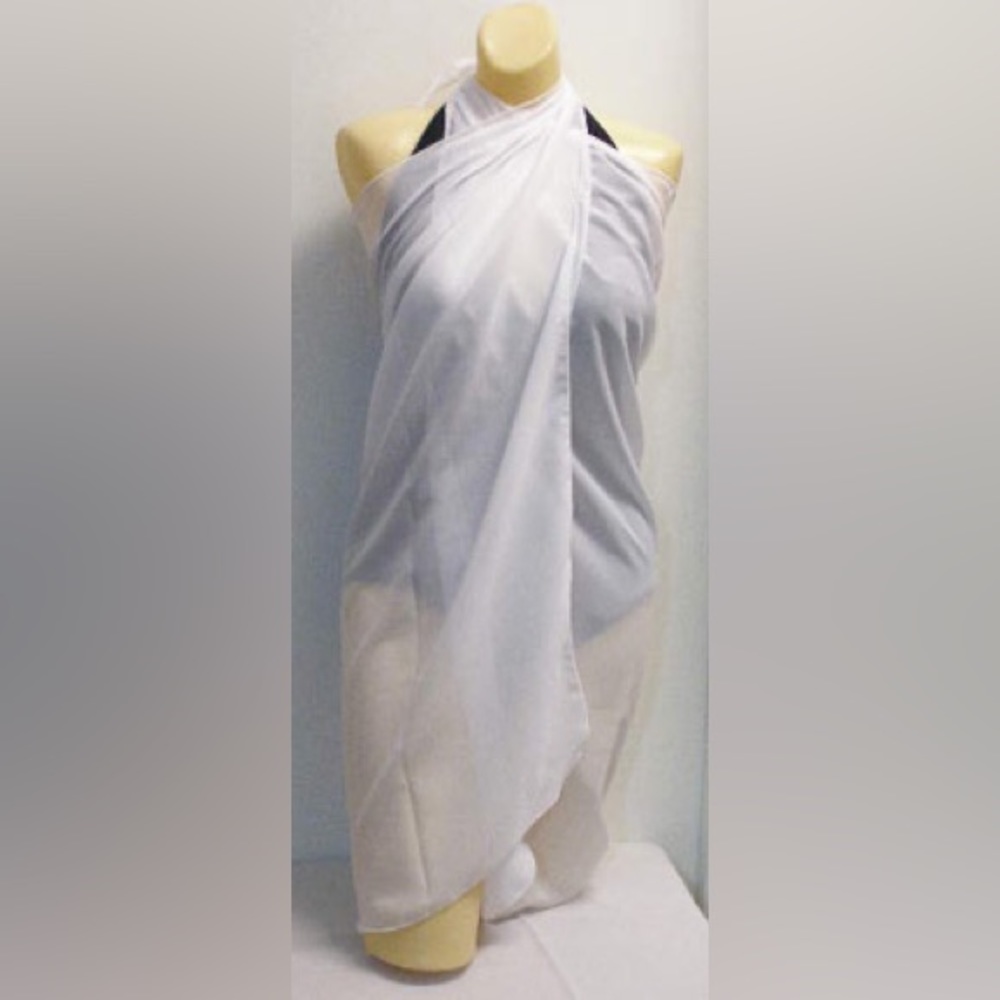 COPY - Long pareo Wrap sarong shawl cover-up scarf
